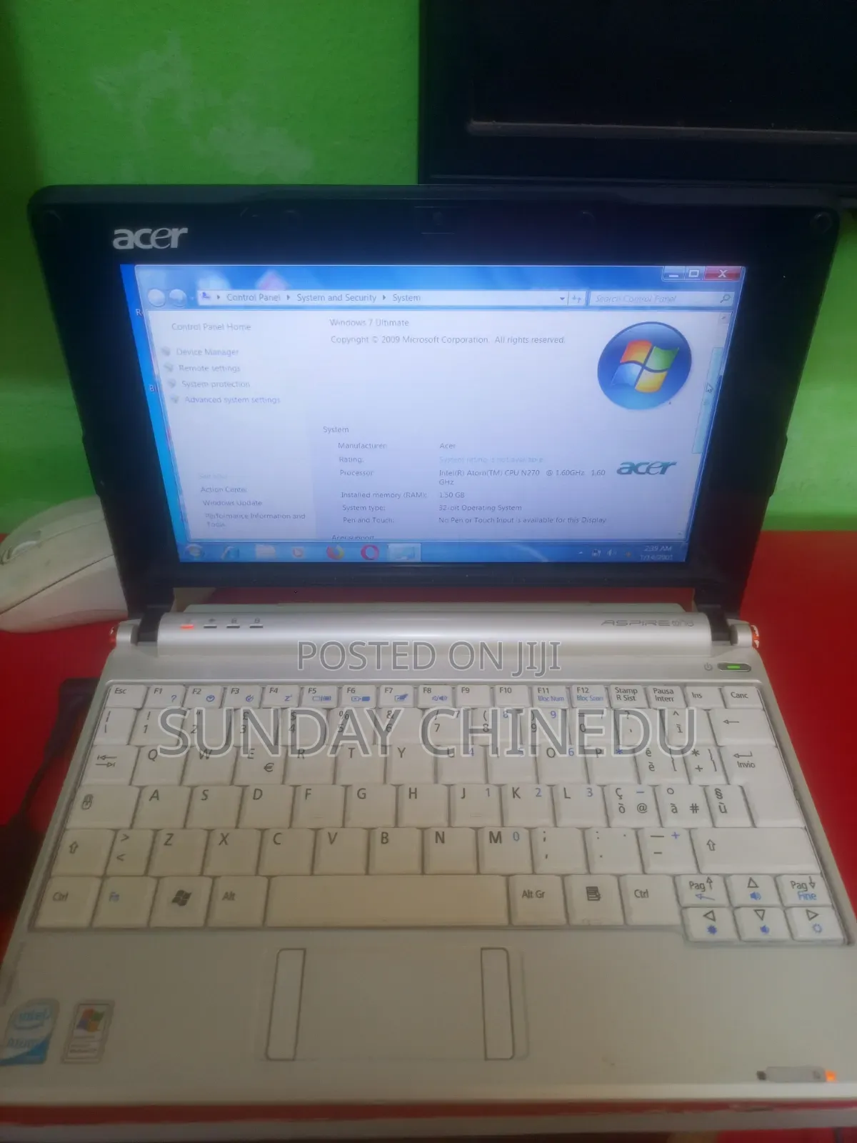 Laptop Acer 2GB Intel Core i5 HDD 256GB