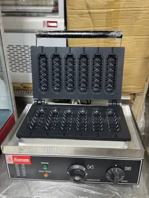 6 Line Waffle Stick Machine