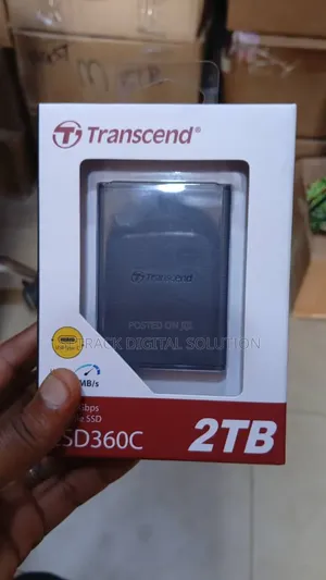 2TB Transcend SSD USB 20Gbps Portable ( ESD360C )