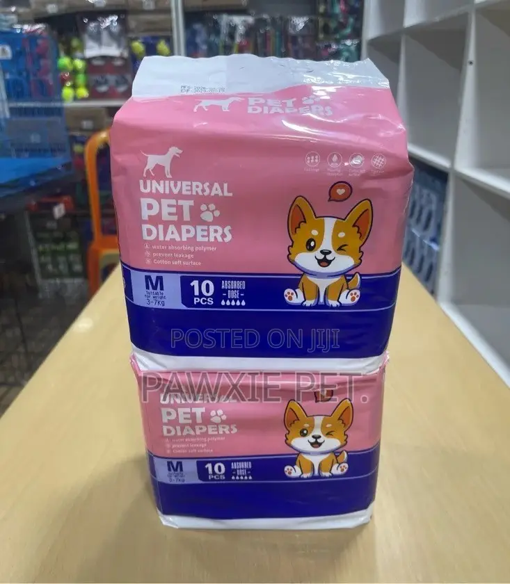 Universal Pet Diapers by 10 (Medium)
