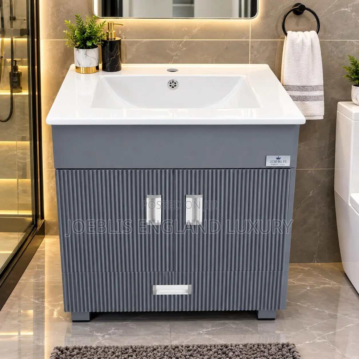 Cabinet Basin 60cm Ash