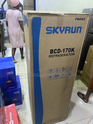 SKYRUN 170L Bottom Freezer Fridge for Convenient Food Access