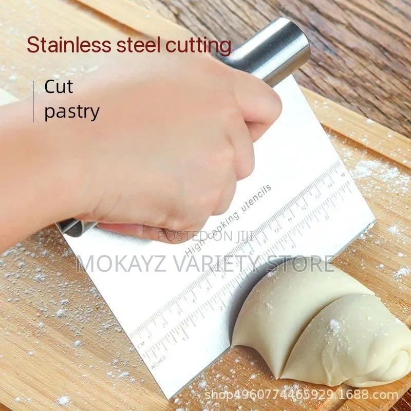 Stainless Steel Multipurpose Cake & Pastry Cutter/Scraper/Decorator