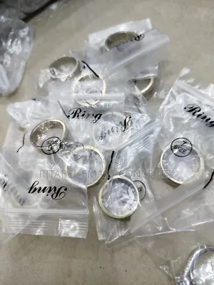 Unisex Gold Coloured Stainless Steel Ring