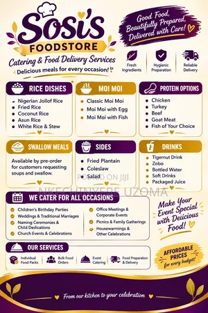 Affordable Catering Services in Abuja | Party Food & Food Delivery