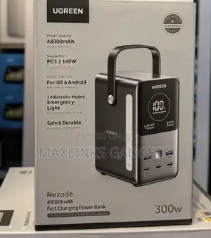 Ugreen 300w 48000mah Portable Fast Charging Charger Power Bank 6 in 1