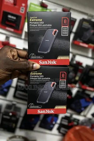 Sandisk 8TB Extreme Portable SSD - Up to 1050mb/S, USB-C Original