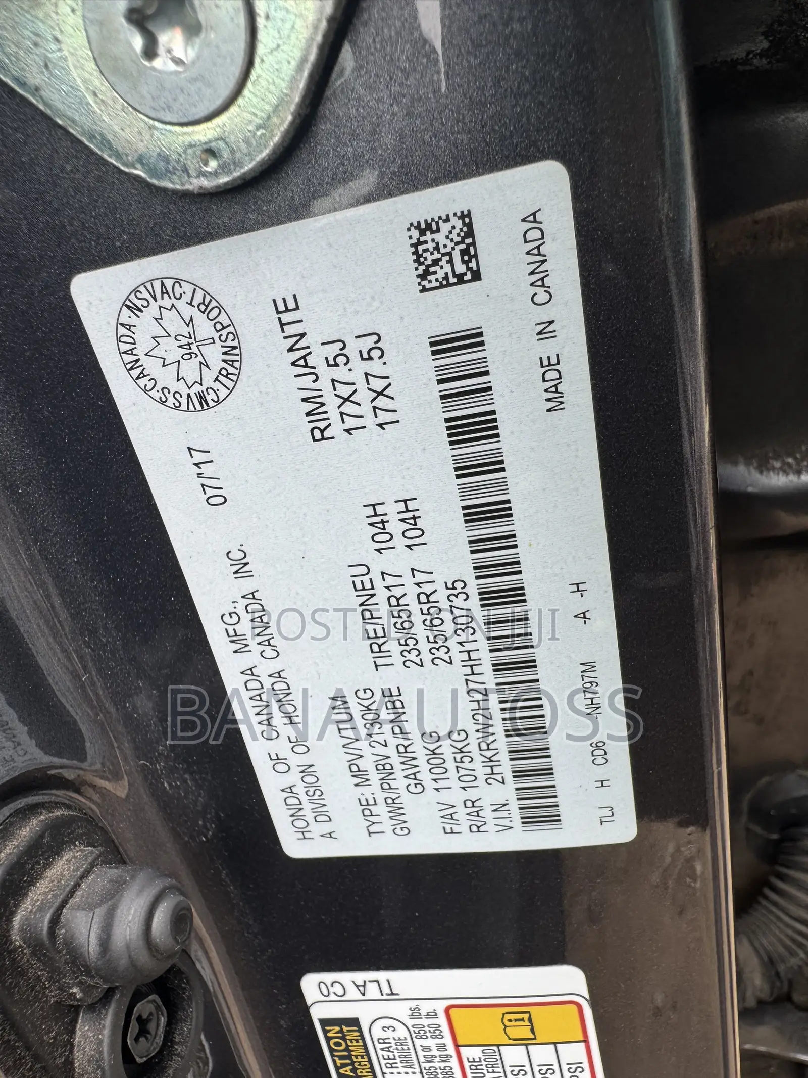 Honda CR-V 2018 Gray