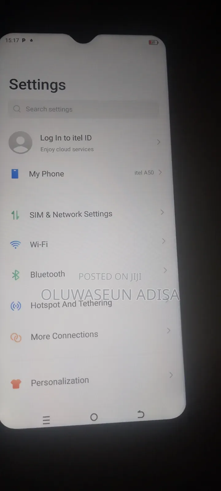 Itel A50 128 GB Black