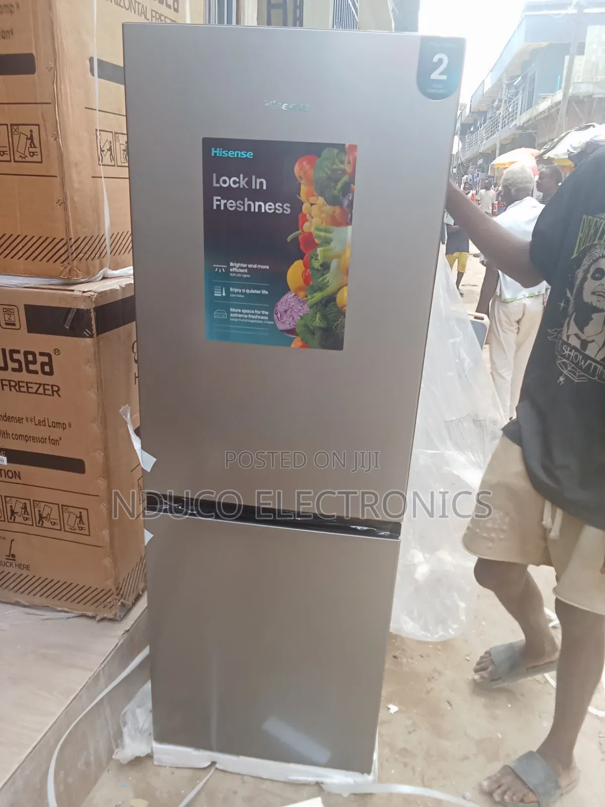 230L Hisense Fridge Double Door