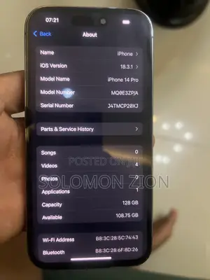 New Apple iPhone 14 Pro 128 GB Blue