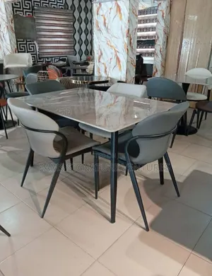 Marble Dinning With Four Seater