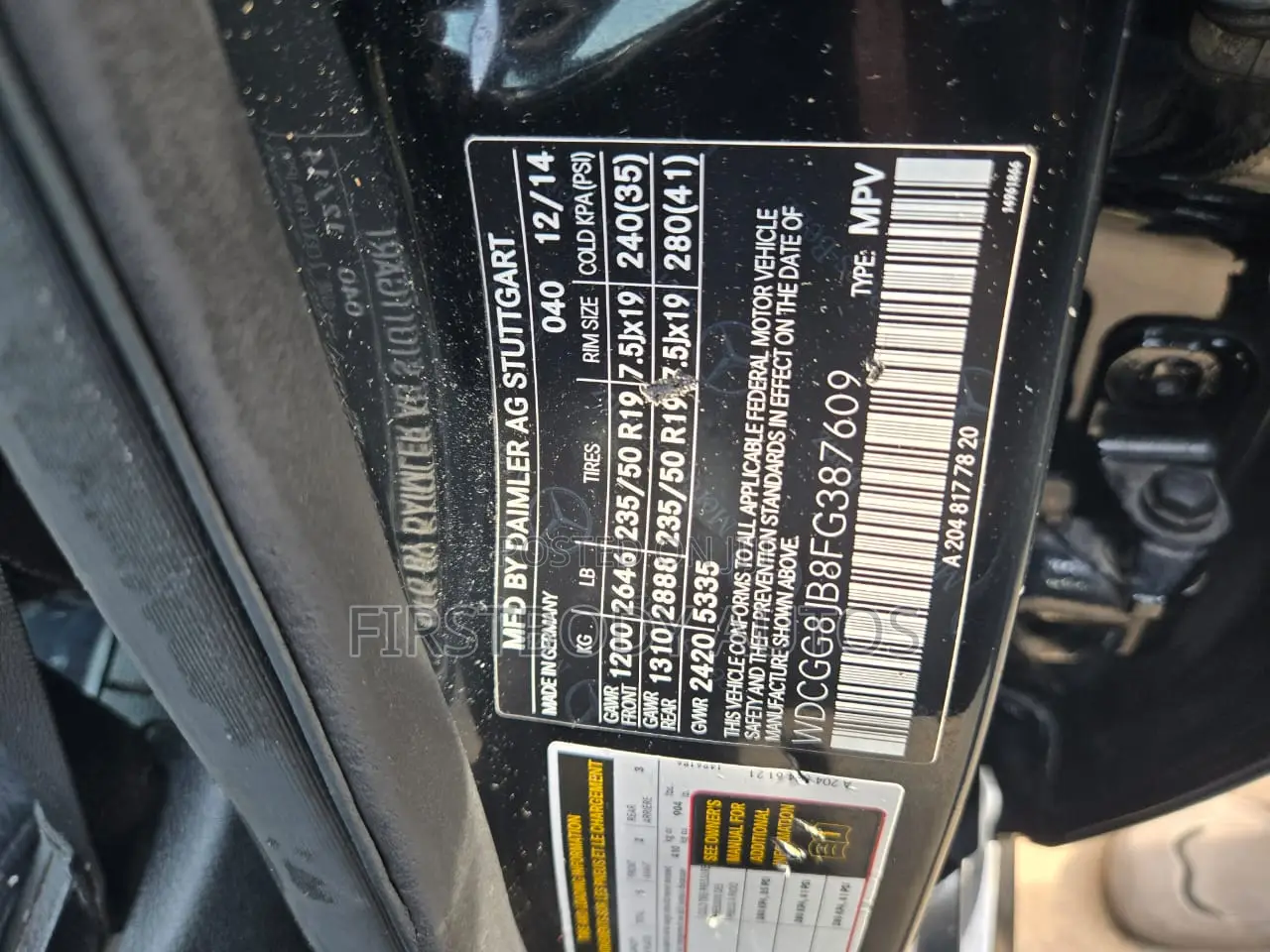 Mercedes-Benz GLK-Class 2015 Black