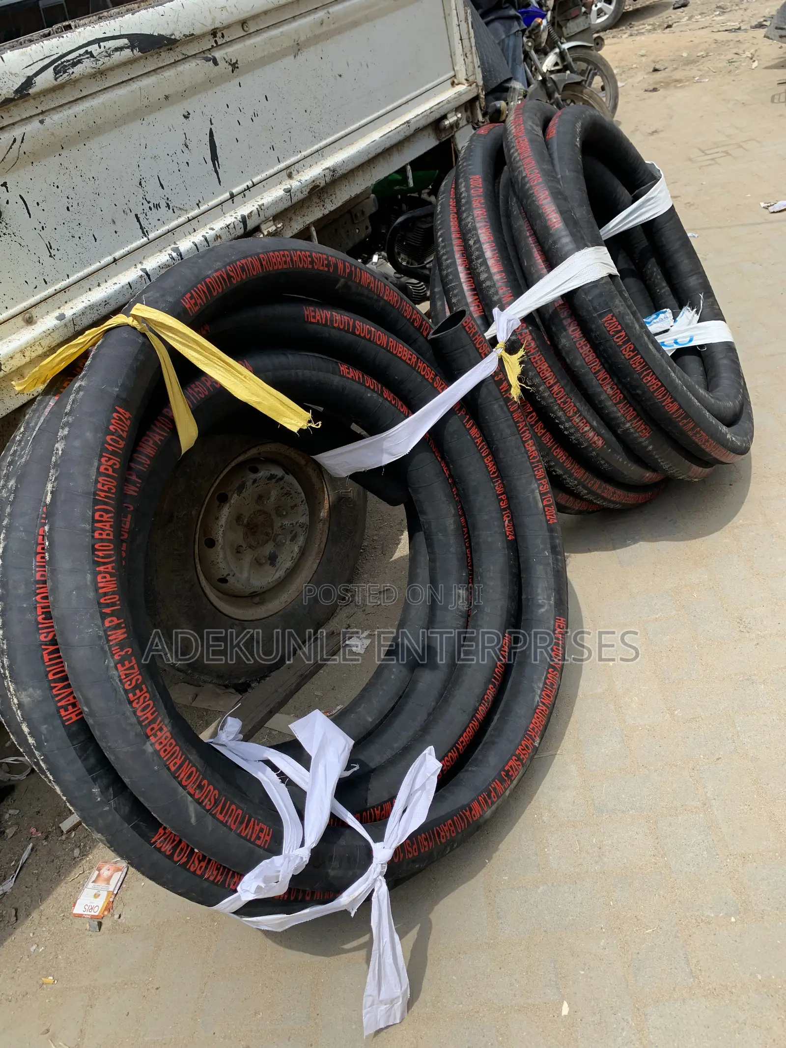 3” Black Wire Hose