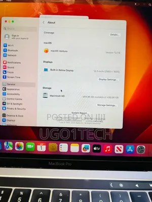 Laptop Apple MacBook Pro 2017 8GB Intel Core i5 SSD 512GB