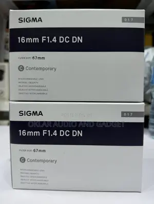 Sigma 16mm F1.4 Dc Dn for Sony