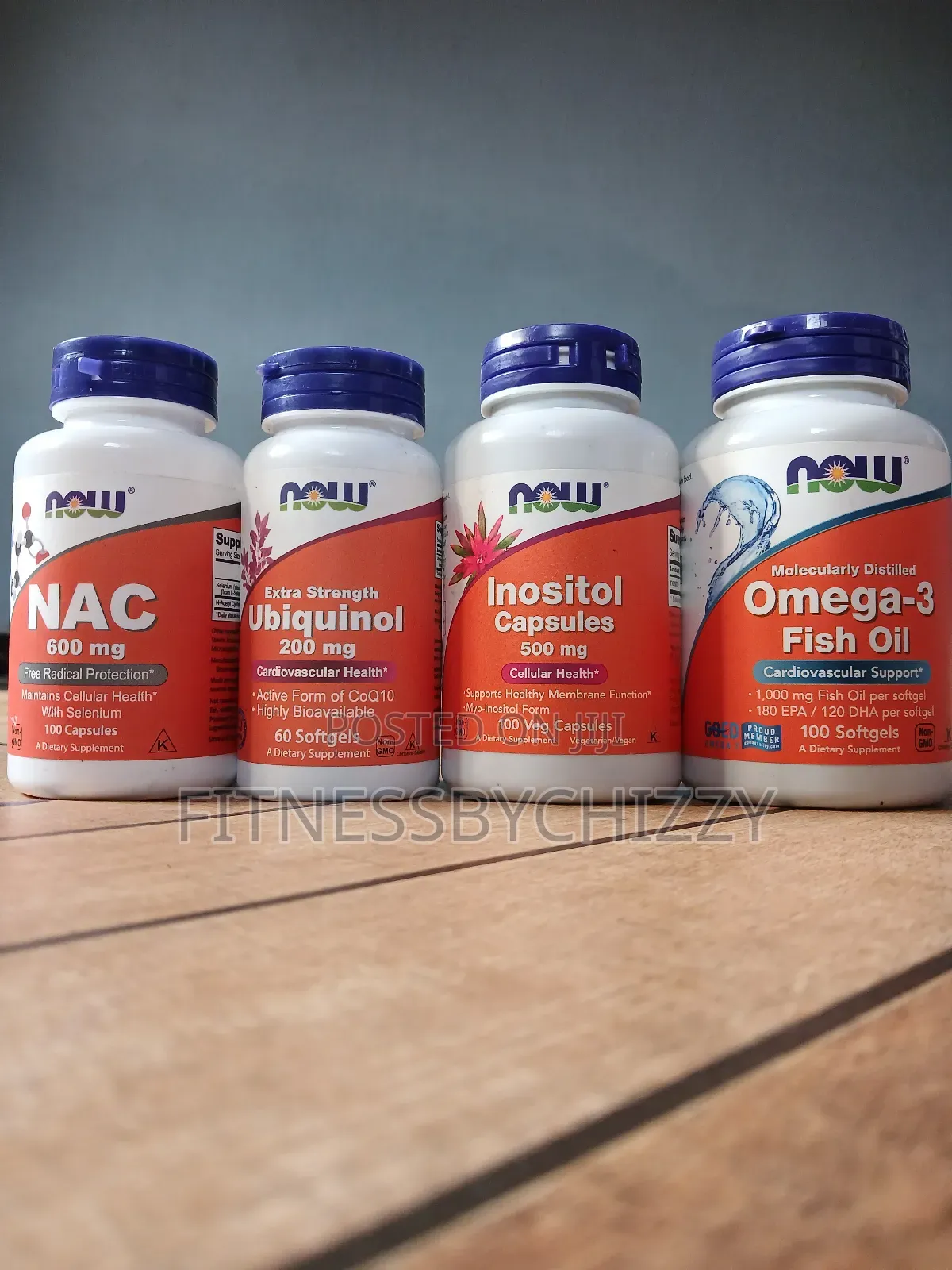 Now Nac Ubiquinol Inositol Omega-3 Fish Oil