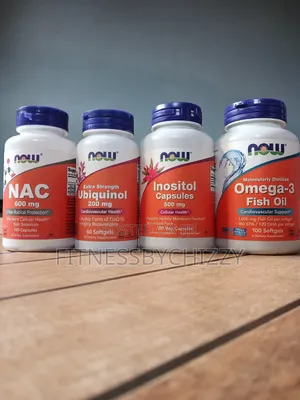 Now Nac Ubiquinol Inositol Omega-3 Fish Oil