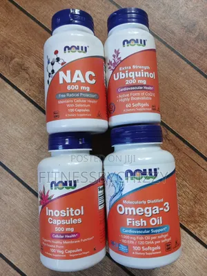 Now Nac Ubiquinol Inositol Omega-3 Fish Oil
