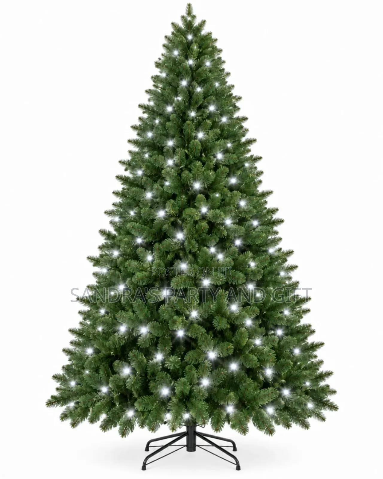 7ft Pre Lit Christmas Tree At