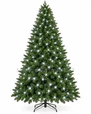 7ft Pre Lit Christmas Tree At