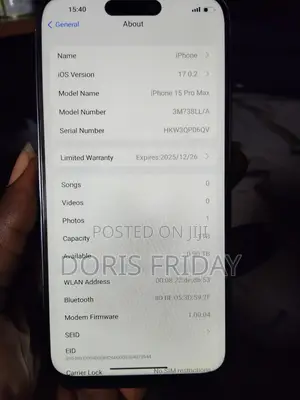 Apple iPhone 15 Pro Max 1 TB Gray