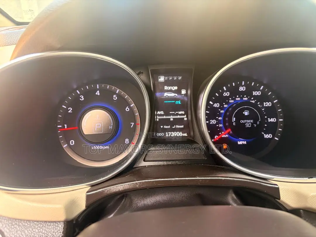 Hyundai Santa Fe 2013 Red