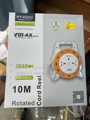 Multiple Extension 10mtrs Cord