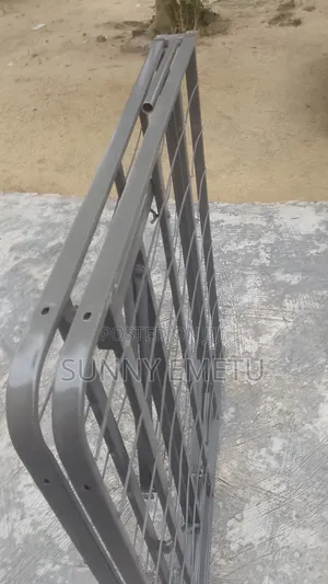 Foldable Single Iron Bed - Neatly Used