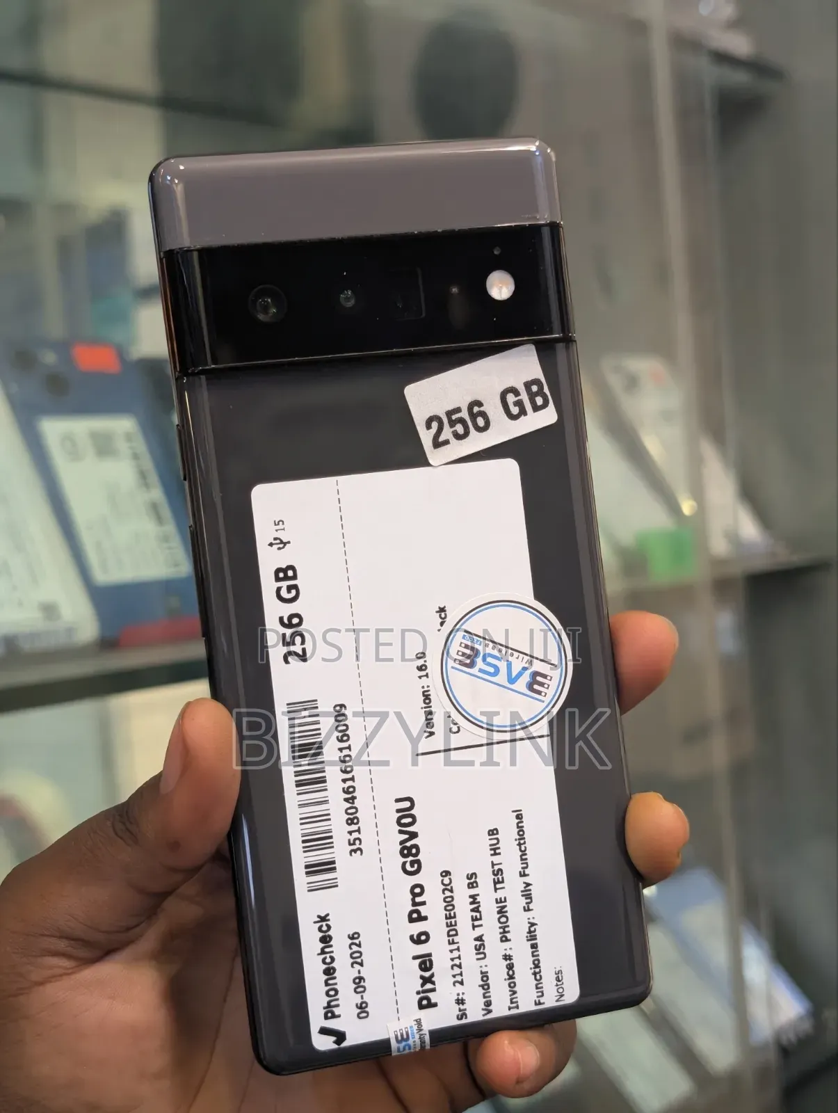 Google Pixel 6 Pro 256 GB Black