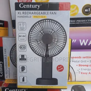 Century XL Rechargeable Handheld Fan (Model FRCT-15-H)