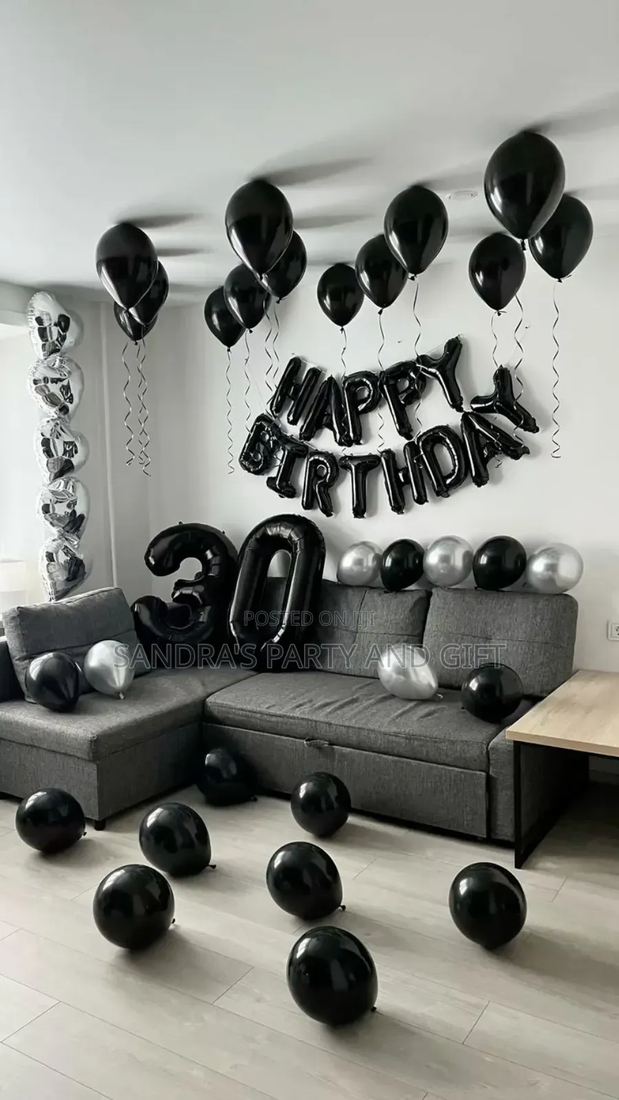 Happy Birthday Foil Balloon Decoration