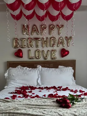 Happy Birthday Foil Balloon Decoration