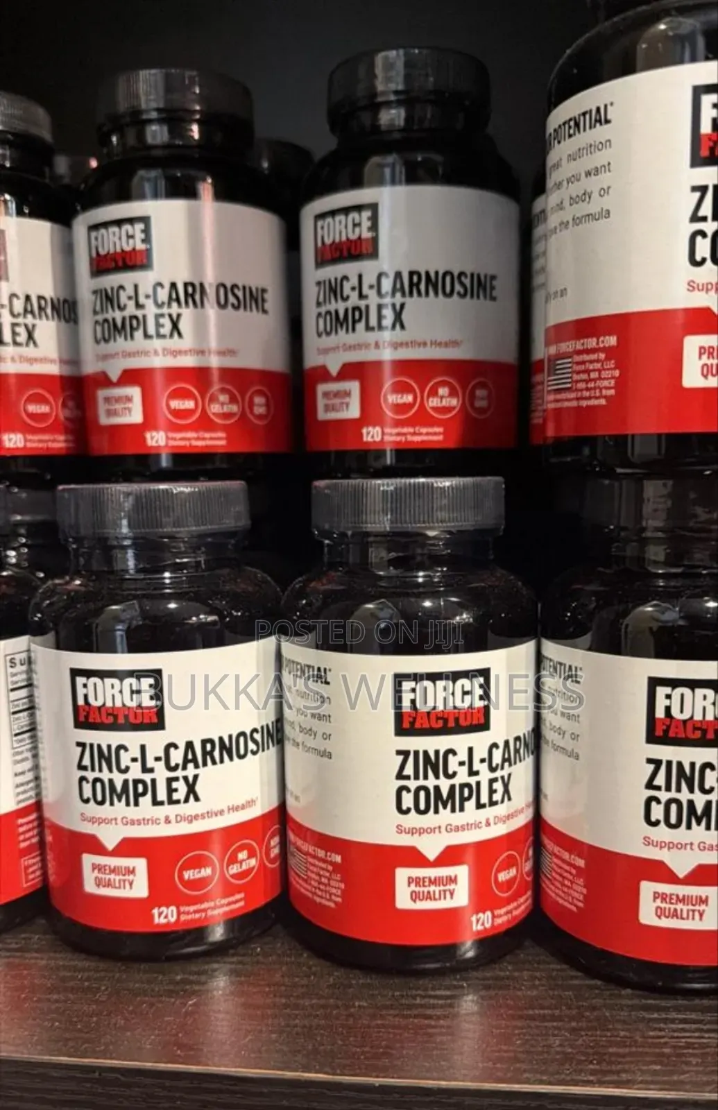 Force Factor Zinc-L-Carnosine Complex – 120 Vegetarian Capsules