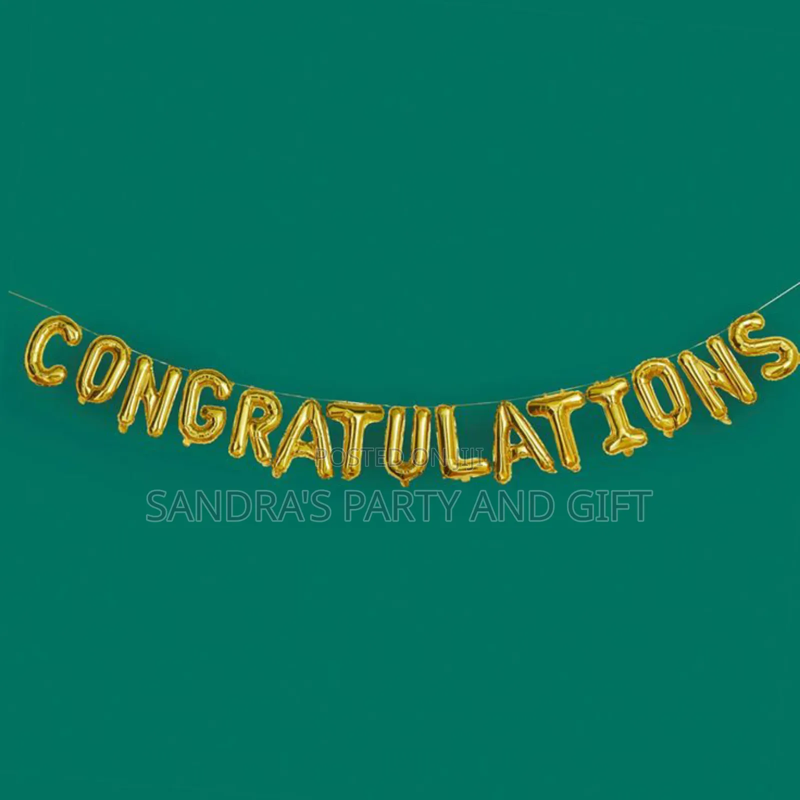 Congratulations Foil Balloon Banner