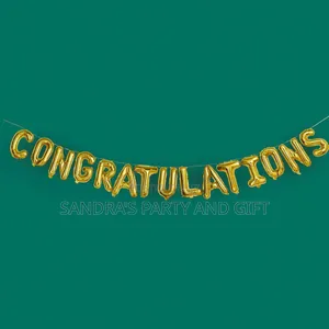 Congratulations Foil Balloon Banner