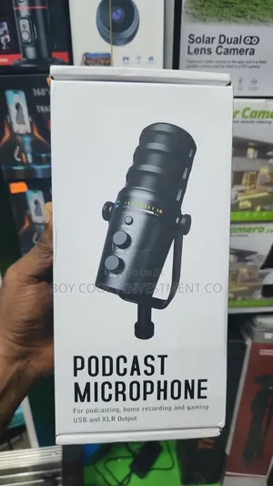 Professional Podcasts Condenser Microphone- USB & XLR Output