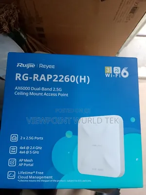 Ruijie Reyee RG-RAP2260(H) Dual-Band AX6000 Wi-Fi 6 Ceiling-Mount