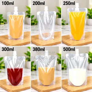 Transparent Stand-Up Spout Pouches