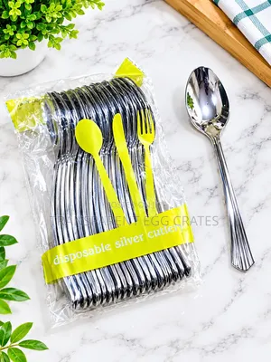 Gold Plastic Spoons