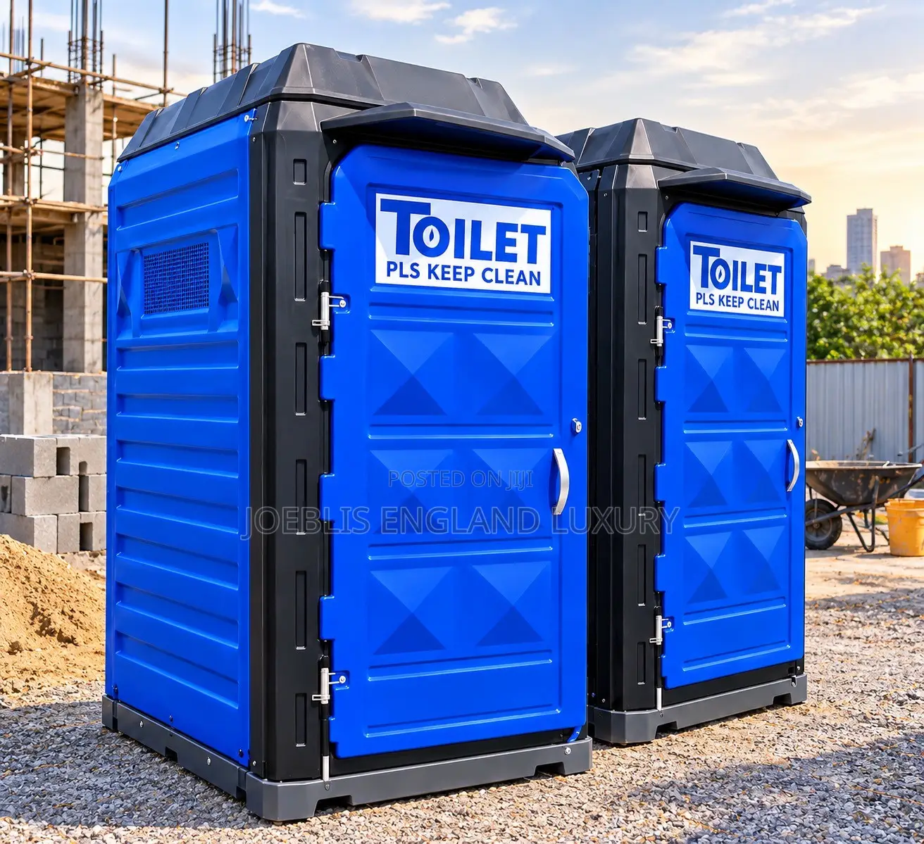 Mobile Toilet Blue