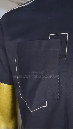 Navy Blue Military Wool Shirt