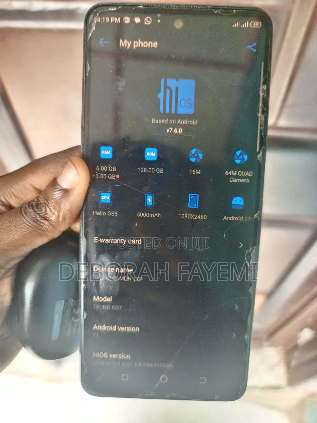 Tecno Camon 17P 128 GB Green
