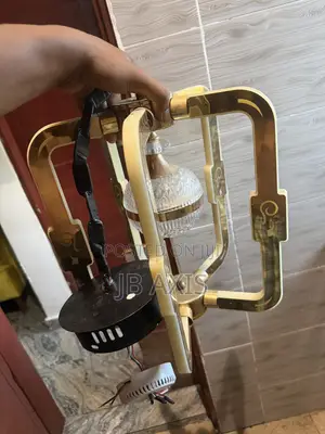 Two Used Golden Chandeliers for Sale