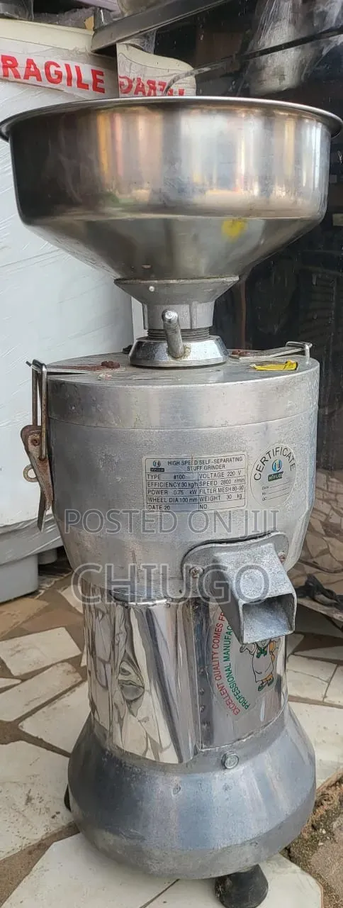 Industrial Tigernut Extractor