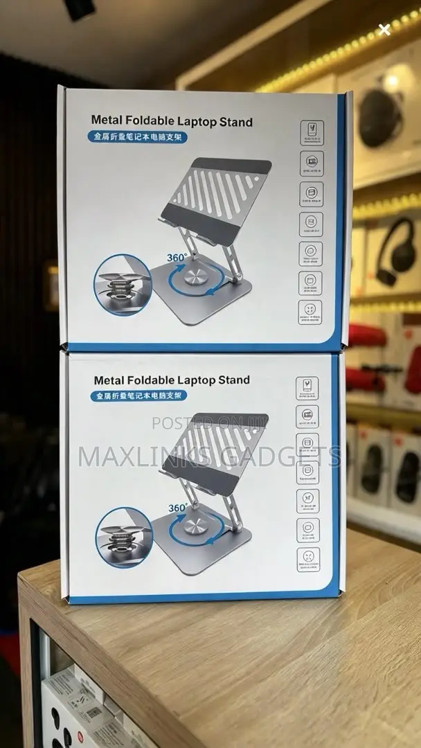 Adjustable Laptop Stand With 360° Rotating