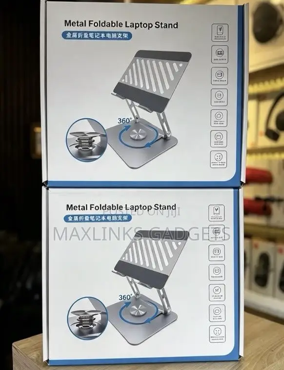 Adjustable Laptop Stand With 360° Rotating