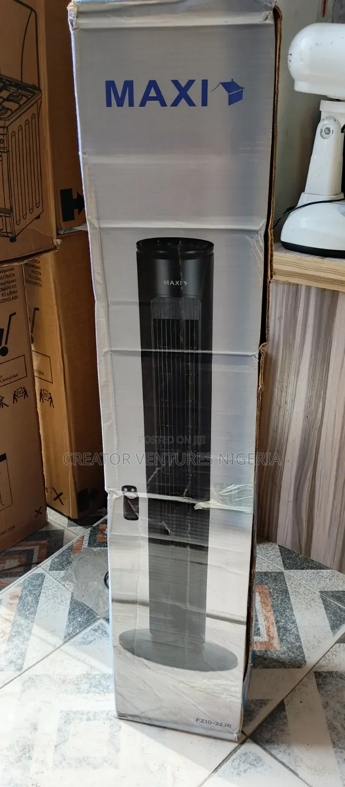 Tower Fan Maxi Oscillating 40,with Remote,3 Speed,7 Hours Timer