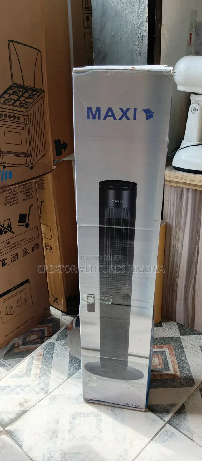 Tower Fan Maxi Oscillating 40,with Remote,3 Speed,7 Hours Timer