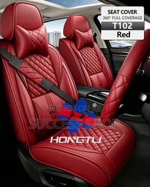 Car Seat Covers; All Red & Red+black Leather Seat Covers